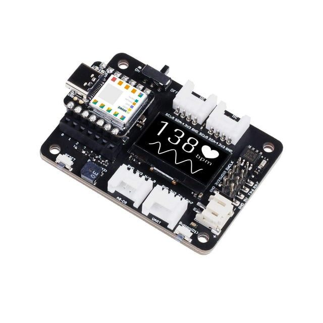 Seeeduino XIAO Expansion Board with Quick Prototyping Rich peripherals, No Soldering Needed and Circuit Python Supported.