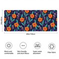 thumbnail image 3 of Pioneer Flower Floral Print Pattern Bathroom Rugs Mat, Non Slip Microfiber Bathroom Rug with Rubber Backing, Soft Mats for Bathroom Floor Tub Shower, 24"x60", 3 of 5