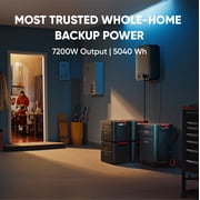 Jackery 5000 Plus 7200W Home Backup Power Station Combo with Automatic Transfer Switch (ATS)