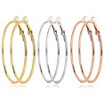 thumbnail image 1 of 3 Paires Boucles d'Oreilles Créoles pour Femmes à Clip Boucles d'Oreilles à Clip Mode Boucles d'Oreilles Sans Perçage, 1 of 10