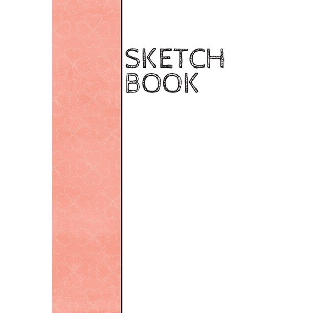 Sketch Book Pretty pink wrap around design sketchbook 90 blank pages