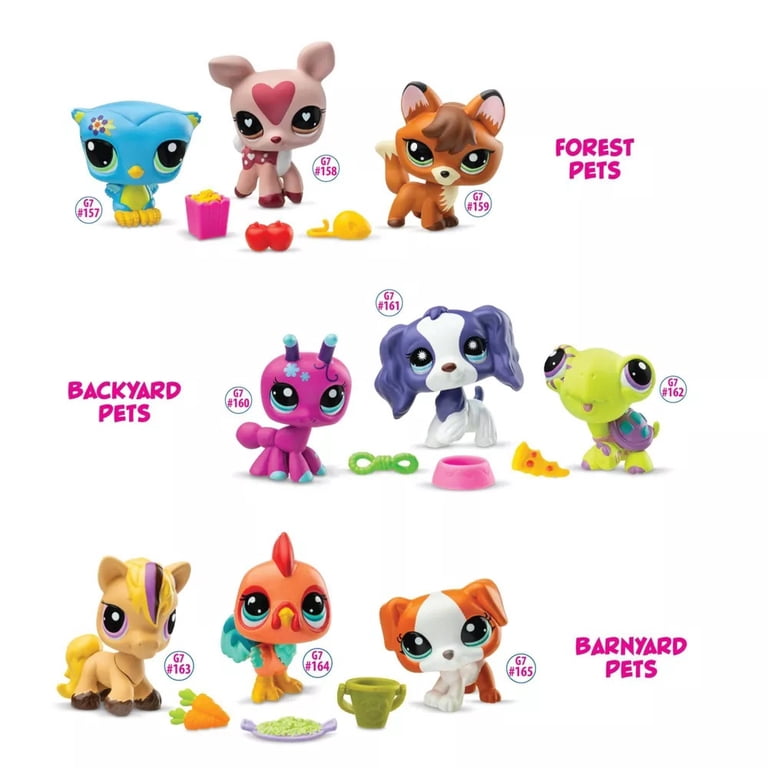Lot De 6 Figurines Petshop N°13 | Occasion | Univers Petshop Pour Enfants