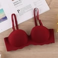 thumbnail image 2 of Kureaily Women Casual Solid Color Multicolor Breathable Push Up Bra Adjustable Strap Underwear Full Coverage Bras, 2 of 4