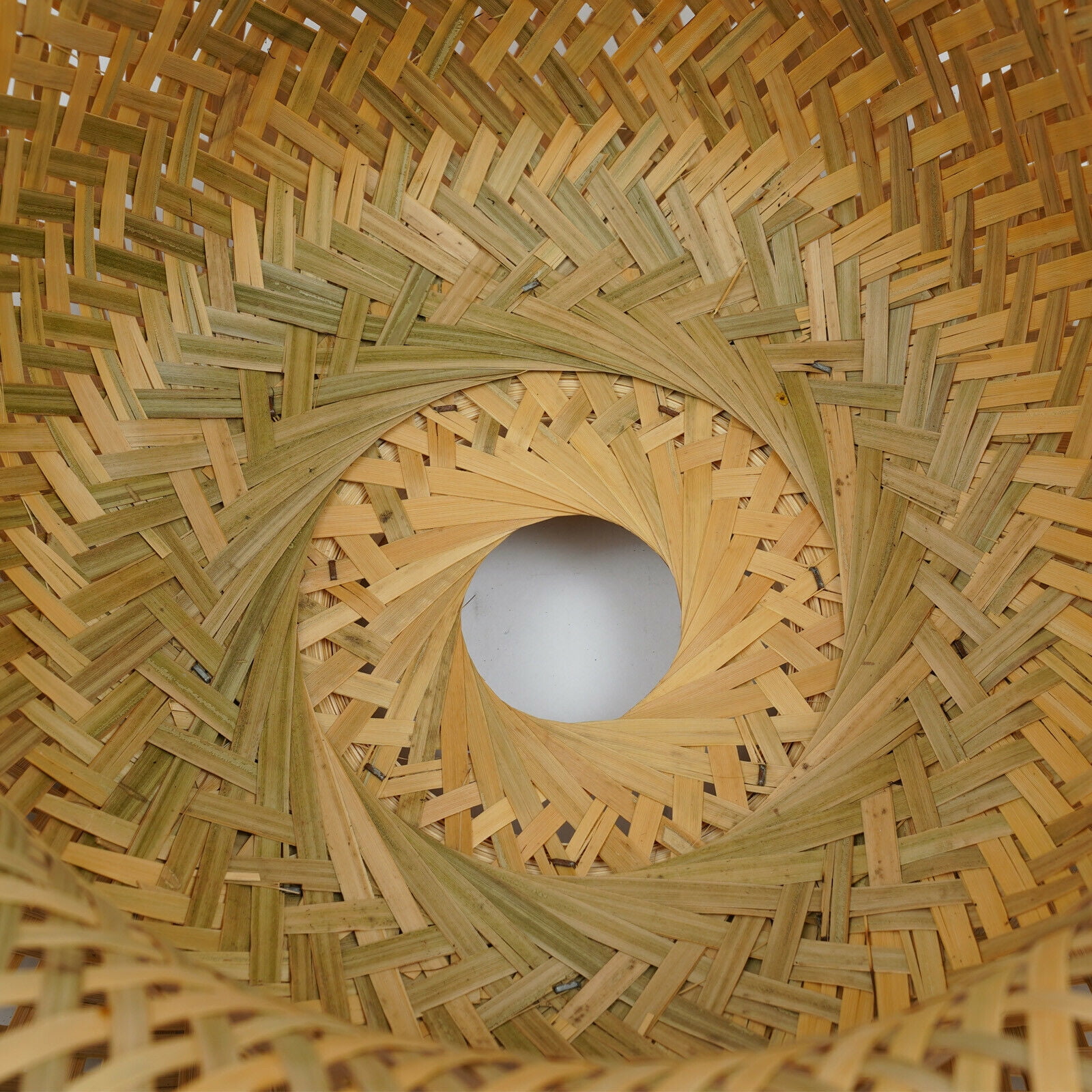Vintage Bamboo Wicker Rattan Shade Pendant Light Hanging Fixture Ceiling Lamp 110V / 60Hz Bamboo Wicker Rattan Shade Pendant Light