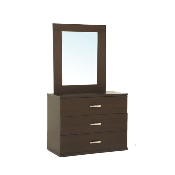 Tocador Kessa Muebles  Udine 3 Cajones Wengue