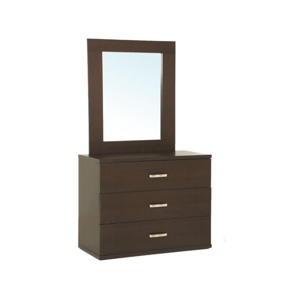 Tocador Kessa Muebles Udine 3 Cajones Wengue