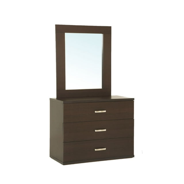 Tocador Kessa Muebles Udine 3 Cajones Wengue
