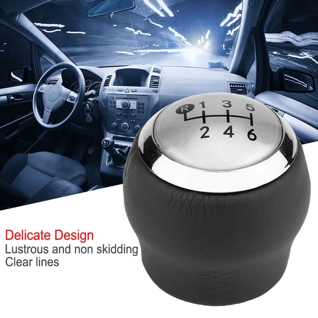 Perilla de palanca de cambios, perilla de palanca de cambios de 6 velocidades para automóvil para Corolla MTYARISAURISAYG Perilla de palanca de cambios de velocidad Acabado de lujo