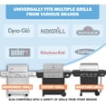 thumbnail image 3 of Quickflame Set of 3 Universal Adjustable Burners for Gas Grills (12" to 17.5") from Weber, Dyna Glo, Nexgrill, Brinkmann, Master Forge & Others, Replacement Burners for Gas Grills, 3 of 6
