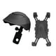thumbnail image 2 of Visera para teléfono de motocicleta con parasol, moderna, giratoria 360 grados, antideslizante. Negro, 2 of 9