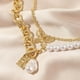 thumbnail image 5 of Collares de Doble Capa onlyliua para El Hogar Joyas de Mujer Regalos Festivos, 5 of 5