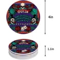thumbnail image 1 of RYLABLUE Halloween Set of 6 Round Coaster for Drinks, Absorbent Ceramic Stone Coasters Cup Mat with Cork Base for Home Kitchen Room Coffee Table Bar Decor, 1 of 5