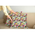 thumbnail image 2 of Ambesonne Birds Throw Pillow Cover 2 Pack, Toucan and Flamingos, 16", Multicolor, 2 of 5