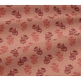 thumbnail image 5 of oneOone Georgette Viscose Fabric Leaves & Floral Block Print Fabric BTY 42 Inch Wide, 5 of 5