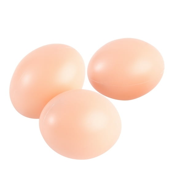 VERDANVERSE Imitation Plastic Eggs 60Pcs Decorative Eggs for Children Artists Easter 5.3x4.6x4.6in