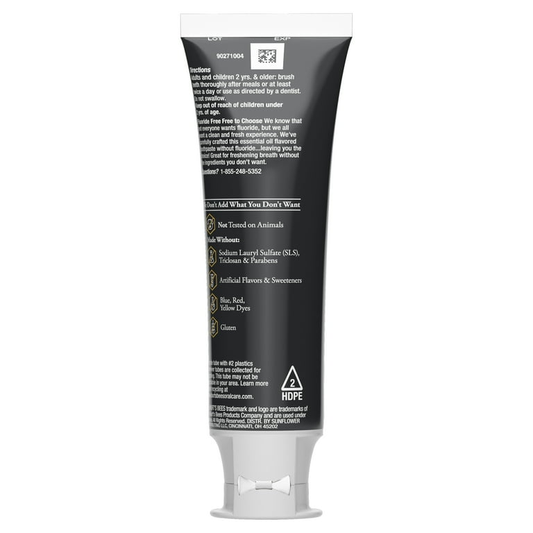 Burt's Bees Mountain Mint Fluoride Extra White Toothpaste,, 42 OFF