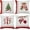 Xmas 02, variant on Set of 4 Christmas Pillow Covers 20x20 Inch Merry Christmas Pillow Cases Christmas Velvet Throw Pillow Covers Gold Red Xmas Holiday Pillow Covers Outdoor Couch Sofa Cushion Covers for New Year(20)
