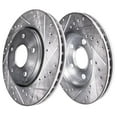 thumbnail image 7 of Detroit Axle - Front Brake Kit for Ford 2015-2018 Focus, 2015-2019 Lincoln MKC, 13.19" inch Drilled and Slotted Disc Brake Rotors Ceramic Brakes Pads 2016 2017 Replacement, 7 of 7