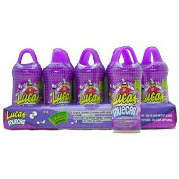 Lucas Muecas, Chamoy Lollipop, Count 10 - Sugar Candy / Grab Varieties & Flavors