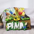 thumbnail image 6 of Lsque Pikmin Print Flannel Throw Blanket, Ultra-soft Blanket for Bed, Couch, Car, Hypoallergenic Anti-pilling blanket-80"x60", 6 of 8