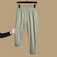 thumbnail image 6 of Womens Travel Pants Active Unisex Quick Drying Cool Stretch Pants With Zipper Pockets Breathable Loose Nylon Spandex Khaki L, 6 of 8