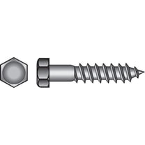 Hillman 5/16" Hot Dipped Galvanized Steel Hex Lag Screw