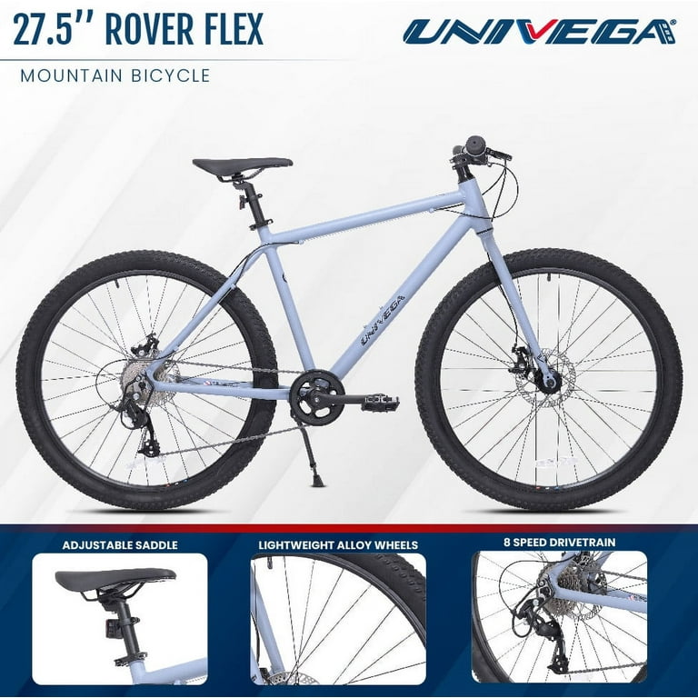 Univega 27.5 Adult Rover Flex Extra Large Frame Gray Walmart