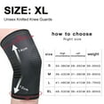 thumbnail image 2 of A pair of nylon sports knee pads autumn and winter badminton running fitness knee pads - XL, 2 of 5