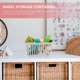 thumbnail image 3 of 4Pcs Plastic Cosmetic Holder Plastic Baskets Portable Basket Stationery Storage Basket, 3 of 3