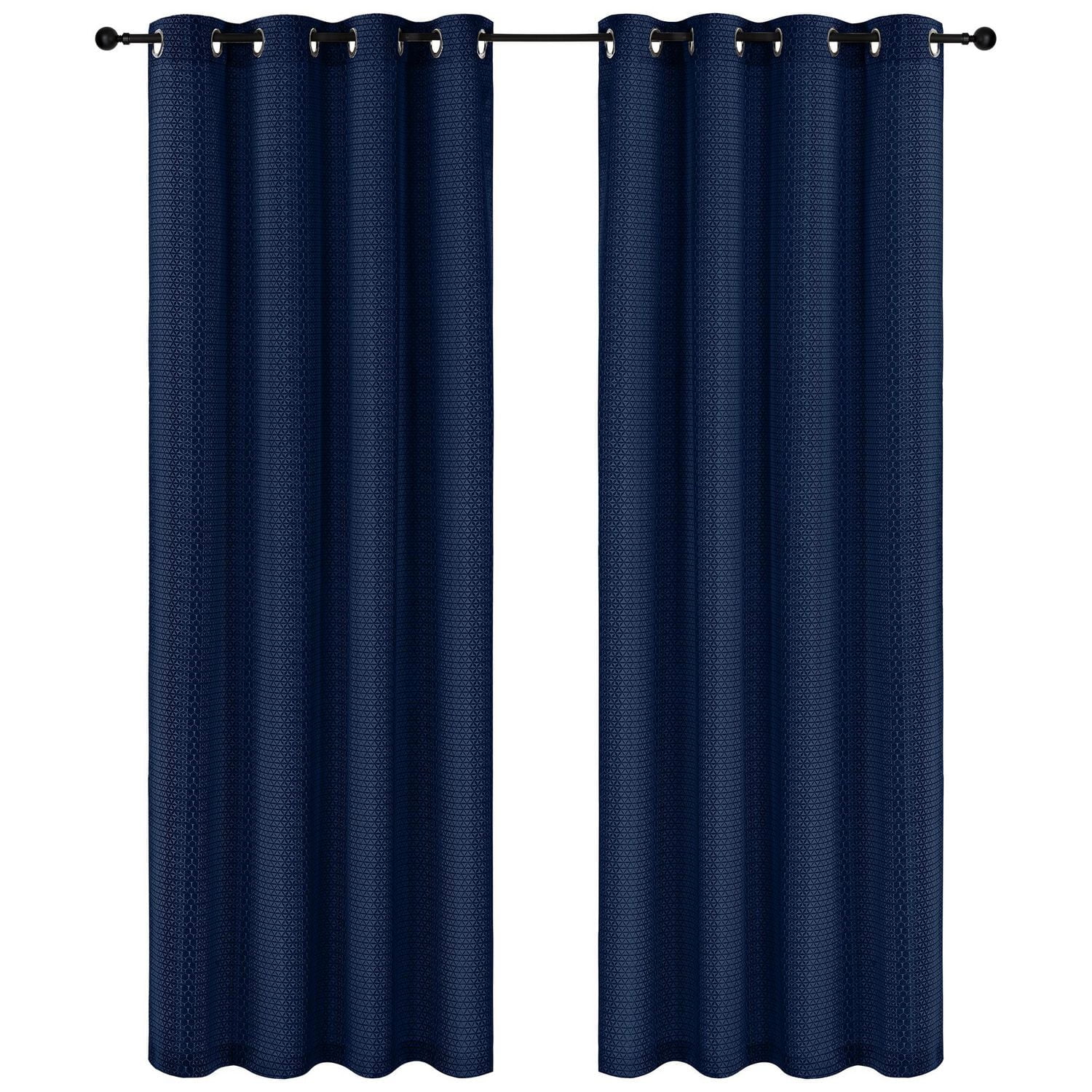 Safdie & Co. Curtain 84L Holli Jacquard Navy