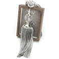 thumbnail image 7 of Limei 2 Pack Curtain Tiebacks Tassels Curtain Tie Backs Curtain Holdbacks Beads Ball Rope Curtain Ties Drapes for Living Room Office Decor, Silver, 7 of 7