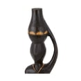 thumbnail image 6 of 23", 21", 20"H Black Wood Standing African Woman Sculpture with Baskets on Their Heads, by DecMode (3 Count), 6 of 9