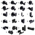 thumbnail image 4 of Cateissary Gancho Colgador de acero inoxidable Soporte adhesivo Montado en la pared Ganchos lisos Estante Gadgets Almacenamiento de toallas Estante de Juegos de accesorios de baño tipo 22 Cateissary HA010055-22, 4 of 6