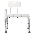 thumbnail image 2 of MedMobile? Banc de Transfert pour Baignoire/chaise de Bain avec Dossier, Siège Grand, Hauteur de Siège Réglable, Pattes à Rayures Sûres, Léger, Durable, Banc de Douche Résistant à la Rouille, 2 of 4