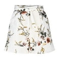 thumbnail image 5 of Njagoc3 Womens Floral Print Shorts, Mid - Waist, Summer Picnic and Vacation Wear, Regular Fit, 5 of 5