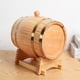 thumbnail image 4 of Barril de vino de madera vintage, barril de vino tinto de 3 l, barril de roble, barril de cerveza de madera para restaurante, barril de vino, decoración de bodega, 4 of 4