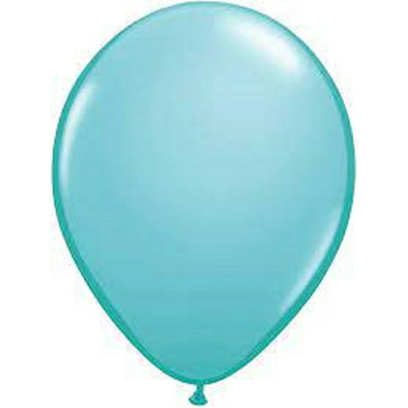LOONBALLOON 11 Inch Caribbean Blue Latex Balloons 25x pcs Latex