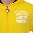 thumbnail image 4 of Pokemon Hoodie Kids' Gen 01 Zip-Up 3-D Character Costume Hoodie, 4 of 6
