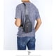 thumbnail image 1 of Bolsa de pecho impermeable liwang para hombres y mujeres mochila informal simple púrpura, 1 of 2