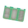 thumbnail image 4 of Pitycbo Pocket-size Tackle Tray Box Fishing Box for Fly Fishing Freshwater Saltwater Green, 4 of 9