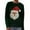 Dark Green, variant on Womens Sweaters Christmas Santa Big Head Print Full Sleeve Crew Neck Pullover Sweater Ouedoor Daily Wear Cute Ladies Knitted Tops