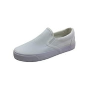 New Kids Classic Slip On Canvas Casual Low Sneakers Tennis Shoes