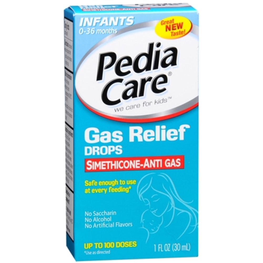 PediaCare Gas Relief Drops, Berry Flavor 1 oz (Pack of 3)