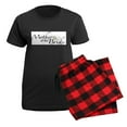 thumbnail image 5 of CafePress - Mother Of The Bride (Wedding) Women's Dark Pajamas - Women's Short Sleeve Print T-Shirt and Pants Dark Cotton Pajama Set, 5 of 7