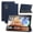 Deep blue, variant on For TECLAST T65 / TABWEE T60 Pro / Blackview OSCAL Pad 200 13.4-Inch Tablet Case PU scratch-resistant wear-resistant Tri-fold stand Magnetic closure Automatic sleep Slim and portable