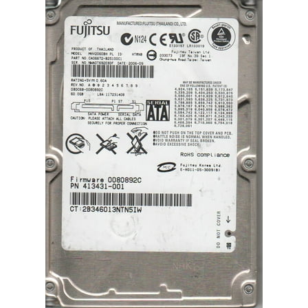 MHV2060BH PL, PN CA06672-B25100C1, Fujitsu 60GB SATA 2.5 Hard Drive