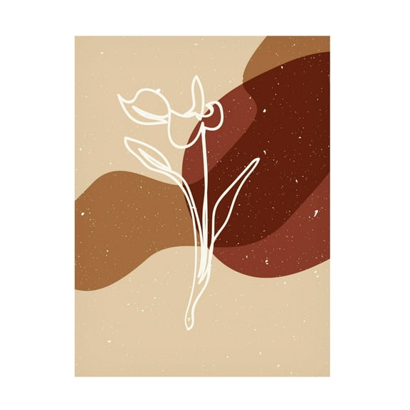 Trademark Fine Art NKTN   Abstract composition 15 Canvas Wall Art