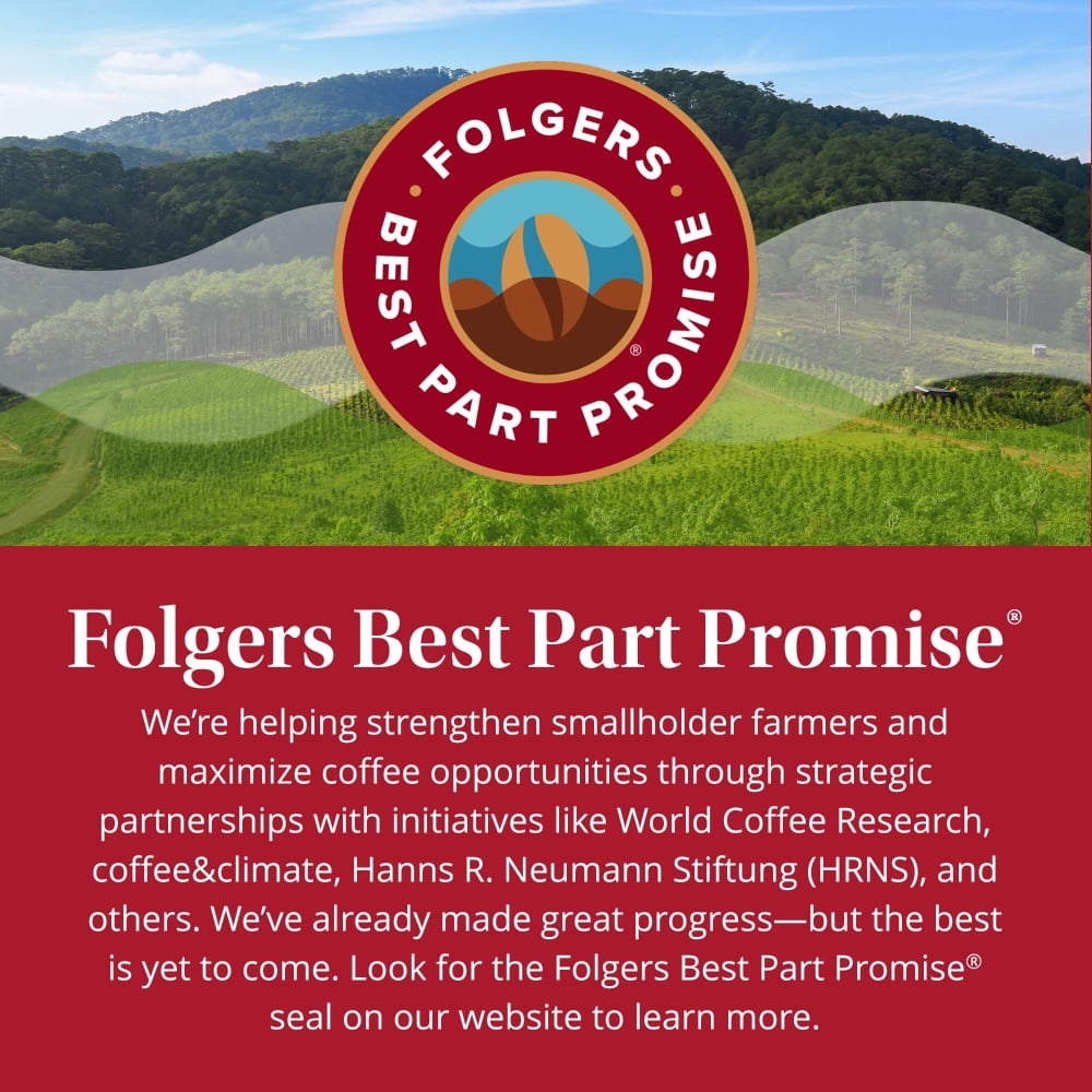Folgers Black Silk Dark Roast Coffee, Keurig K-Cup Pods 32 count - Pack of 1