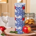 thumbnail image 2 of Pioneer Flower Floral Print Pattern 20oz Skinny Tumbler with Straw & Lid, Double Wall Vacuum Insulated Cup, Leak-Proof, Cup Holder Friendly, Hot 6H Cold 12H, 2 of 6