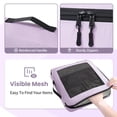 thumbnail image 4 of Packing Cubes for Travel | 10 Set Purple|Durable Luggage Organizer 4 Size(Extra Large, Large, Medium, Small),Comprehensive Cubes for Toiletry,Underwear, Shoe,Travel Essentials,Efficient Women Gifts, 4 of 7